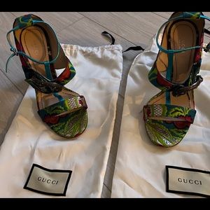 Multicolor Gucci Sandals